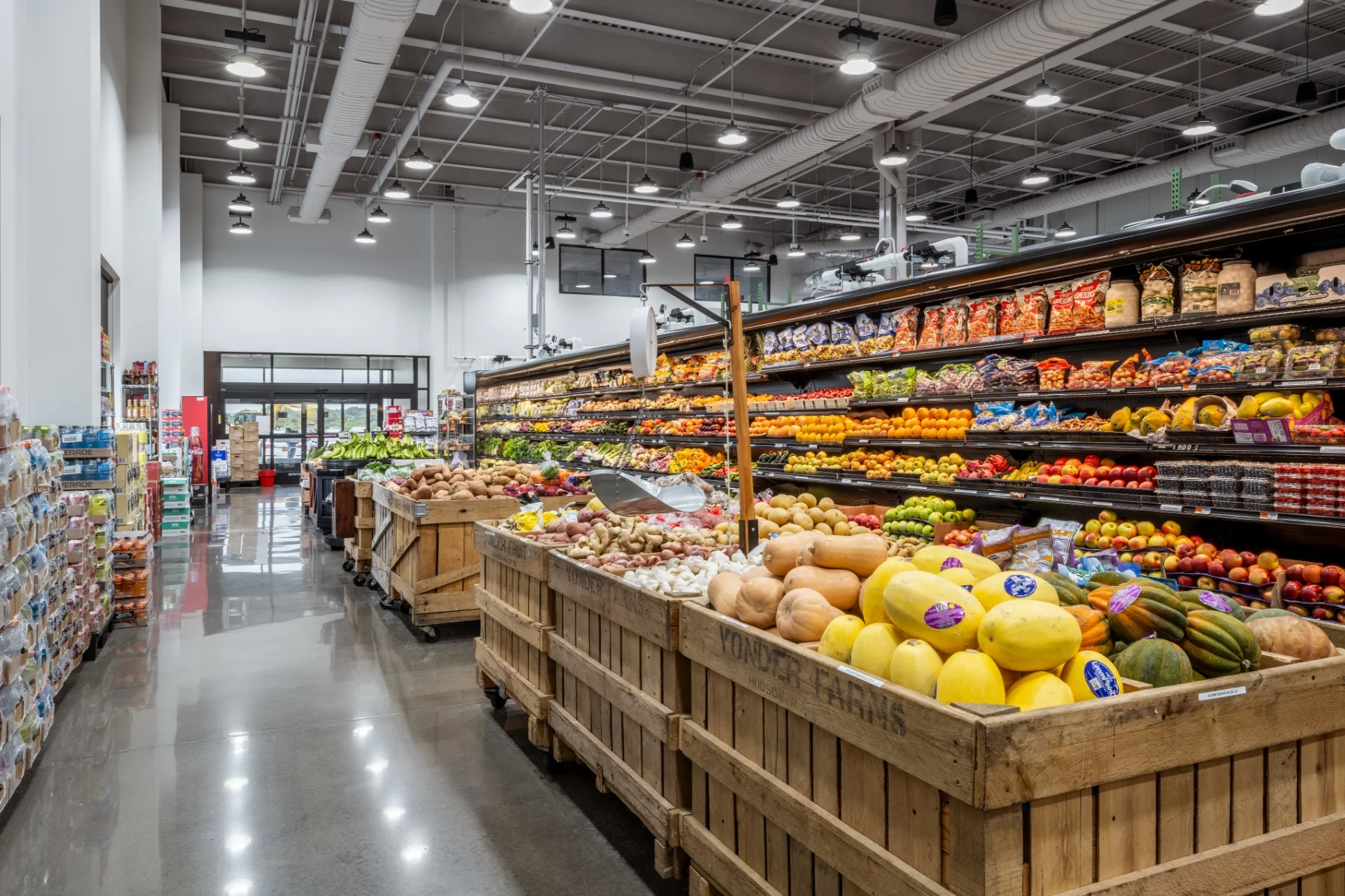 interior produce area