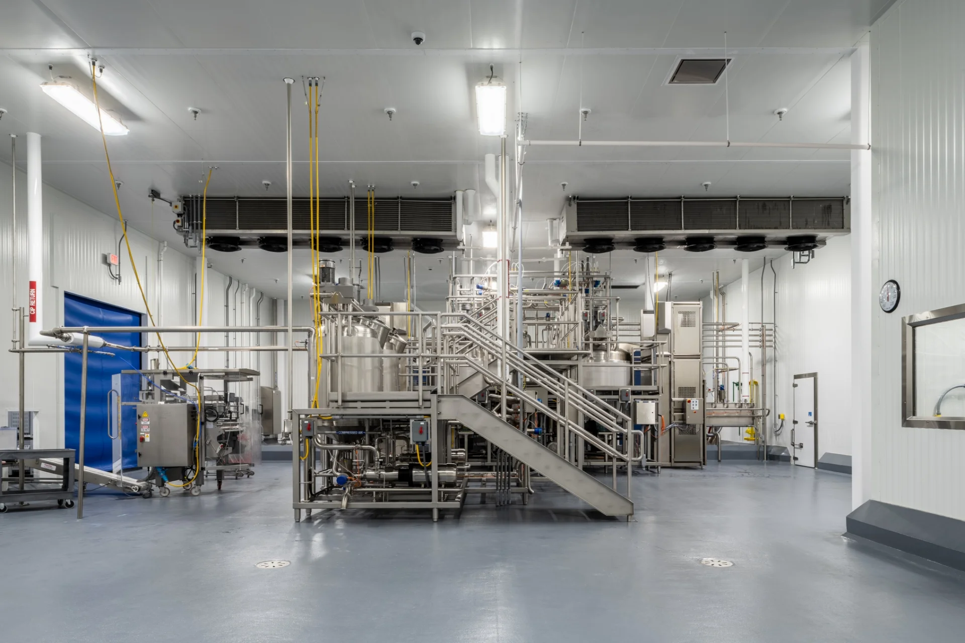 factory floor and stairs