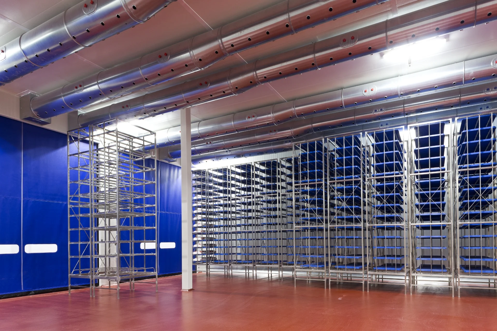 empty storage racks
