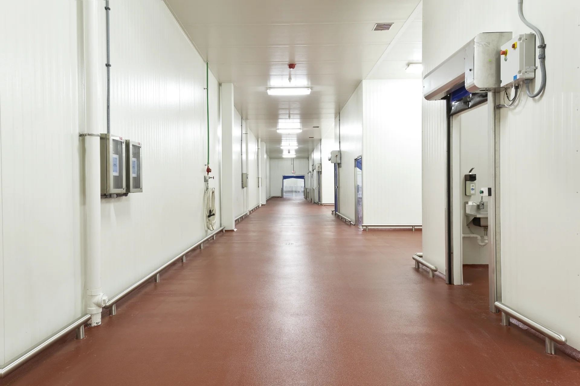 manufacturing floor hallway