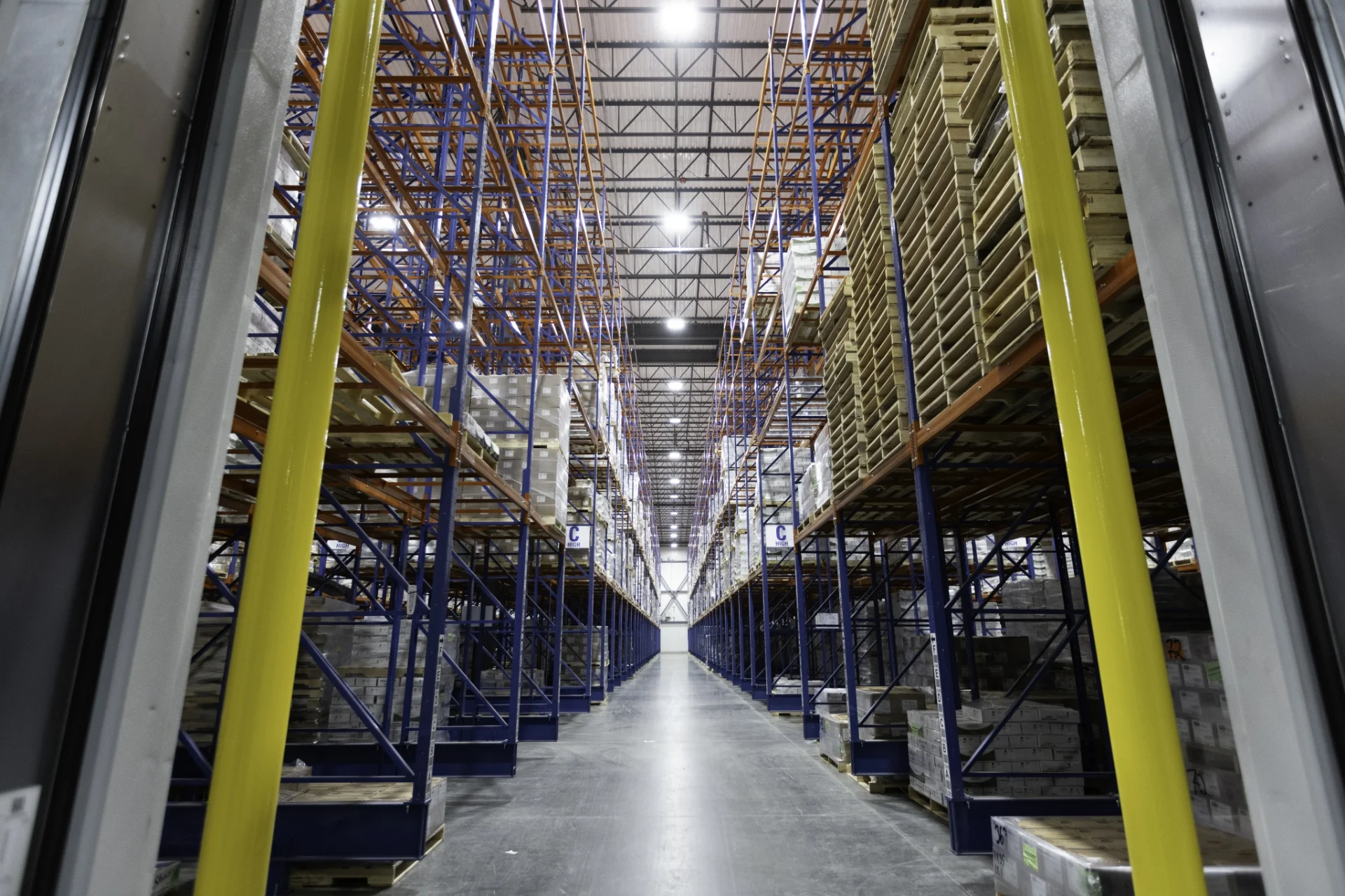 industrial storage shelves