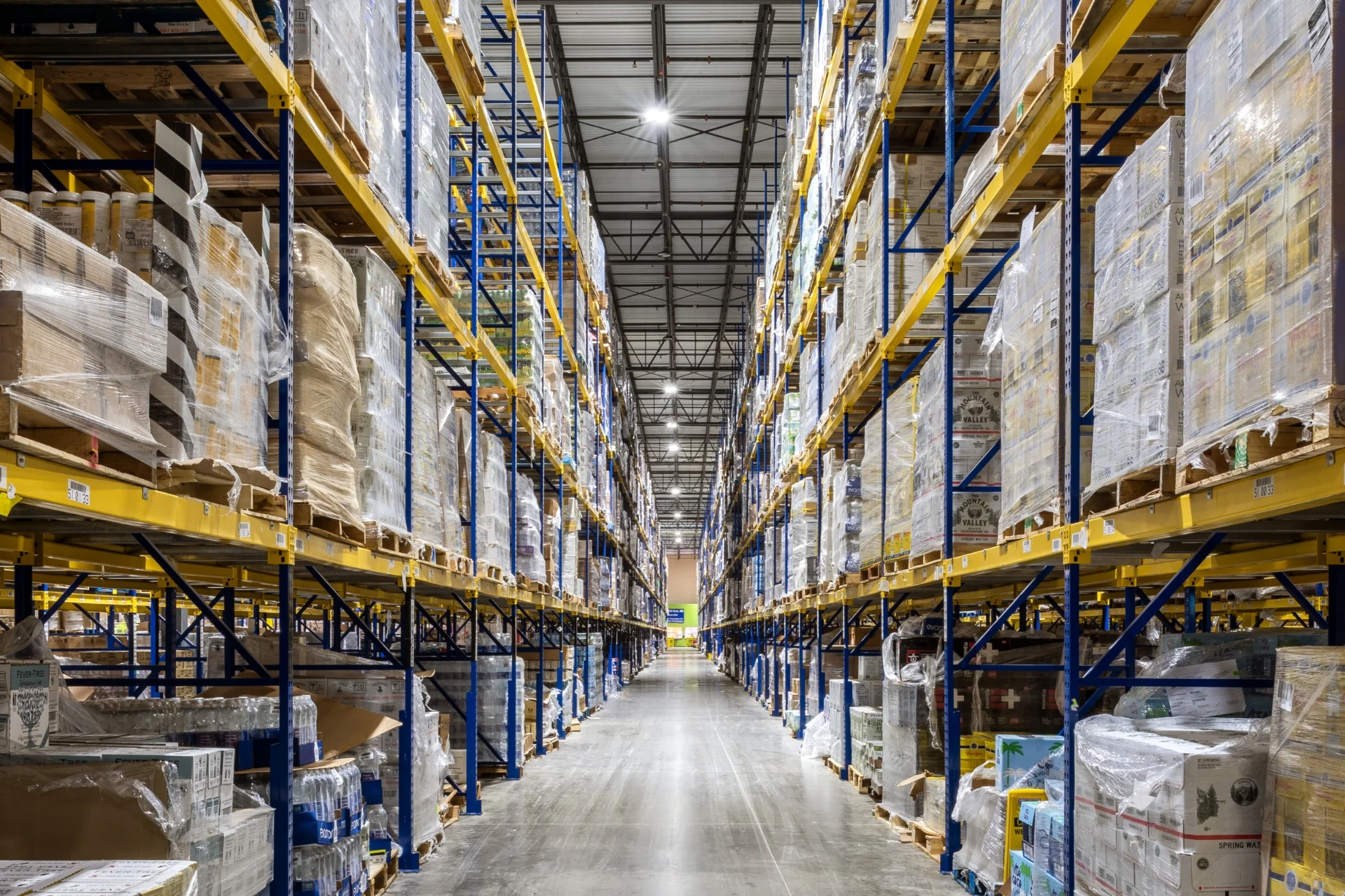 interior industrial shelving units