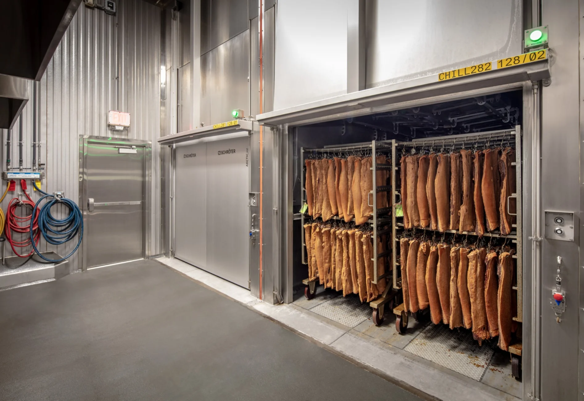 industrial meat smoker