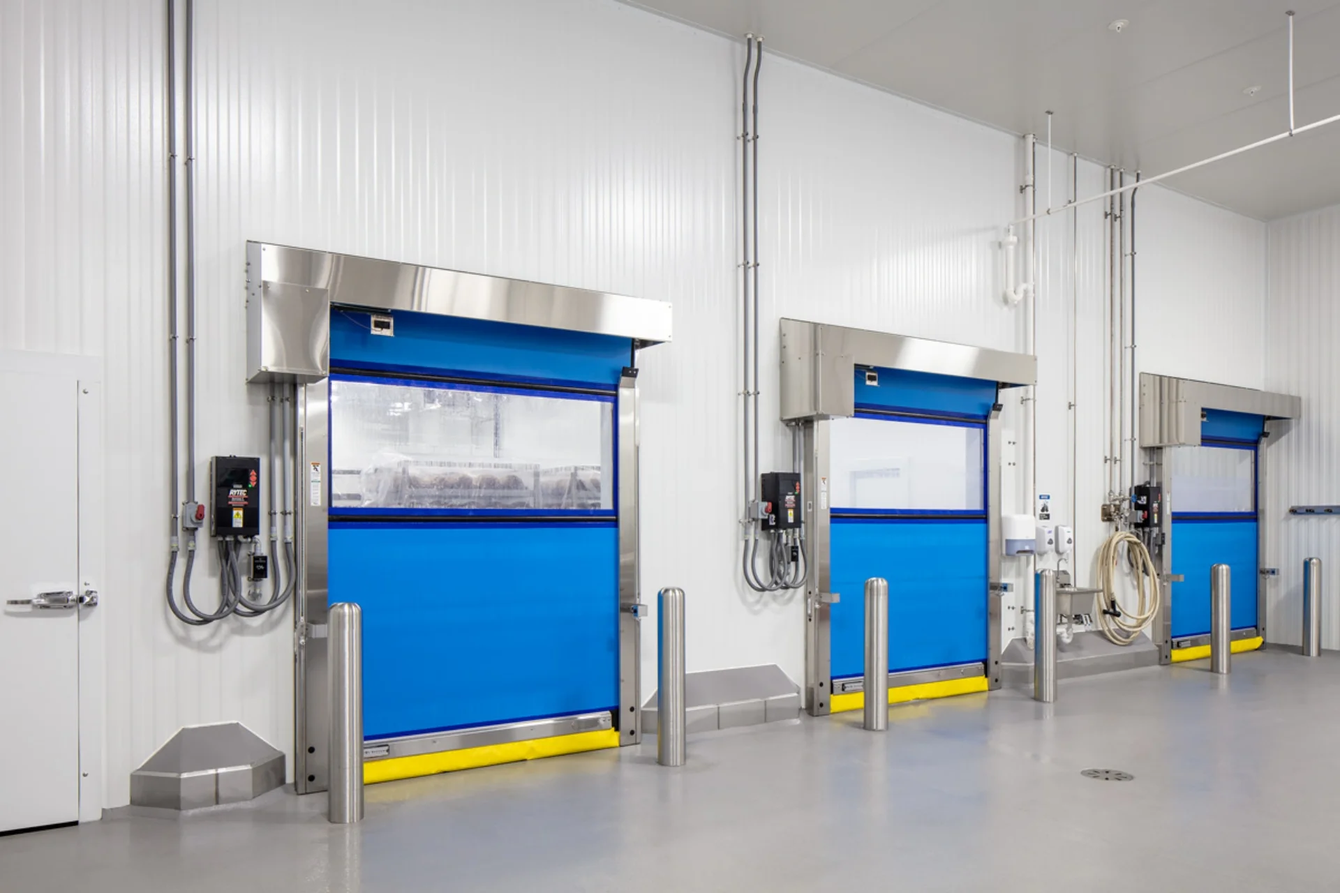 interior of truck bays