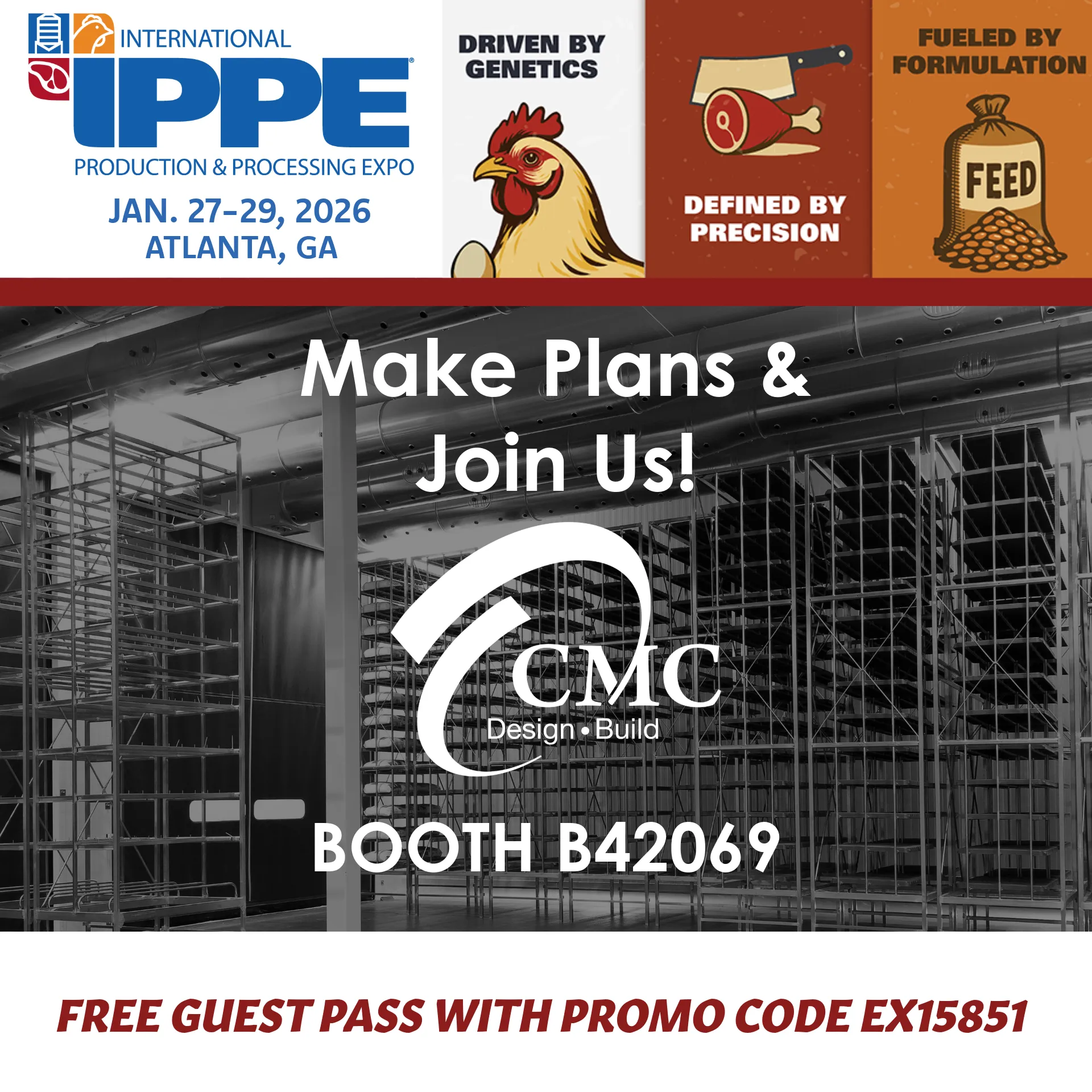  2026 International Production & Processing Expo - We'll be there!